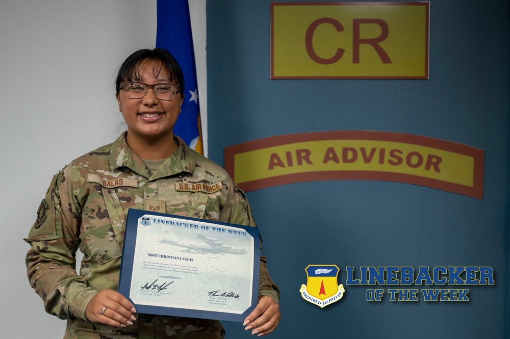 Linebacker of the Week: Staff Sgt. Christiana Salas
