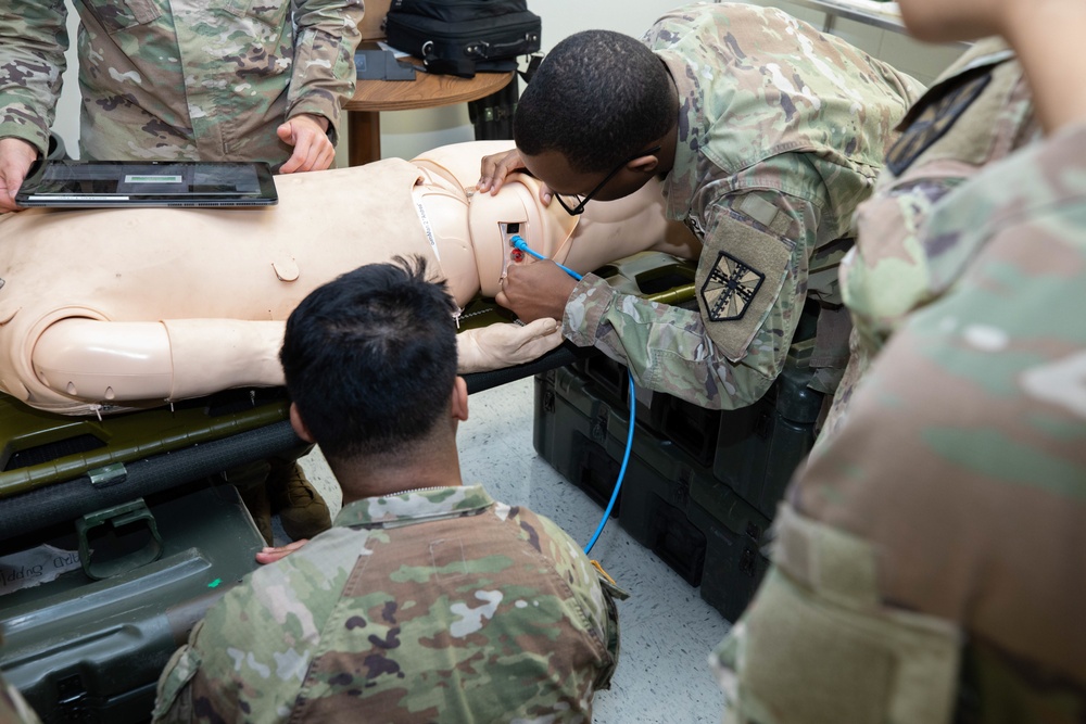 advanced patient simulator during Northern Strike 2023