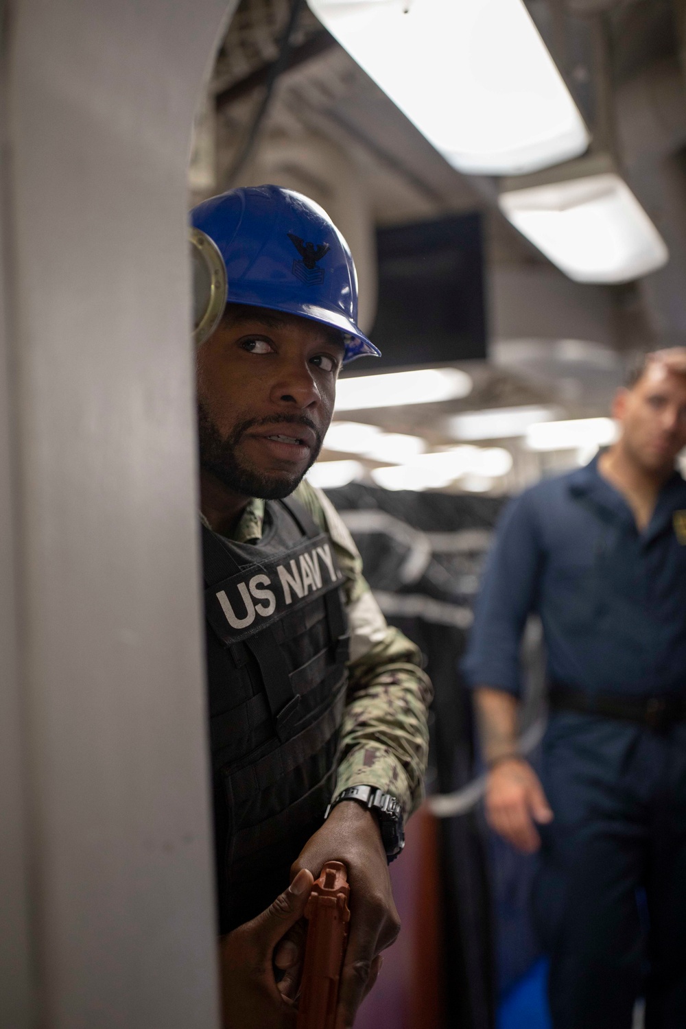 Anti-Terrorism Force Protection Drill Aboard Tripoli