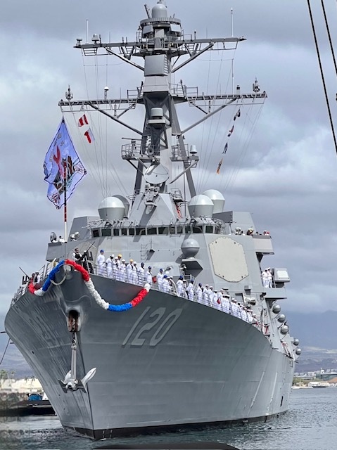 USS Carl M. Levin (DDG 120) Arrives Home