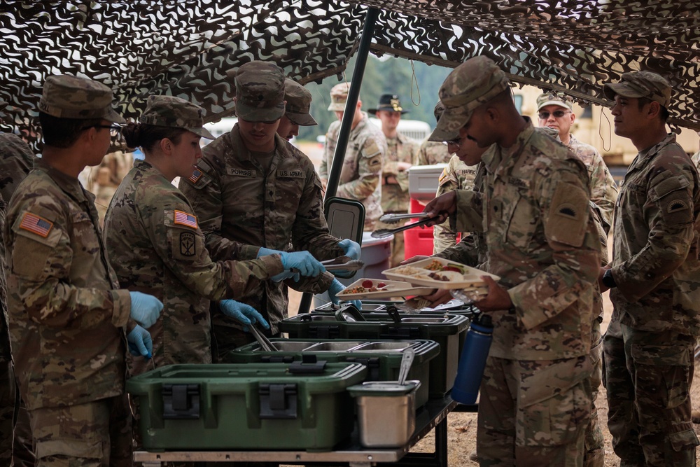Food in the Field: Washington National Guard support company conducts field feeding operations