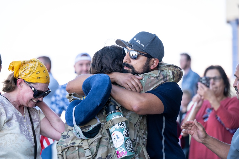 Idaho Army National Guard Soldiers Return Home