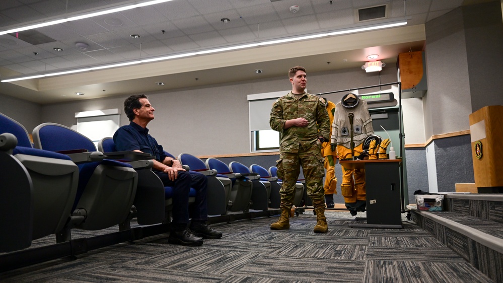 Dean Kamen visits Beale AFB