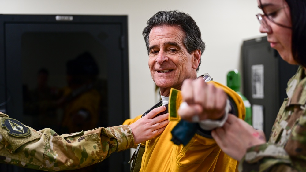 Dean Kamen visits Beale AFB