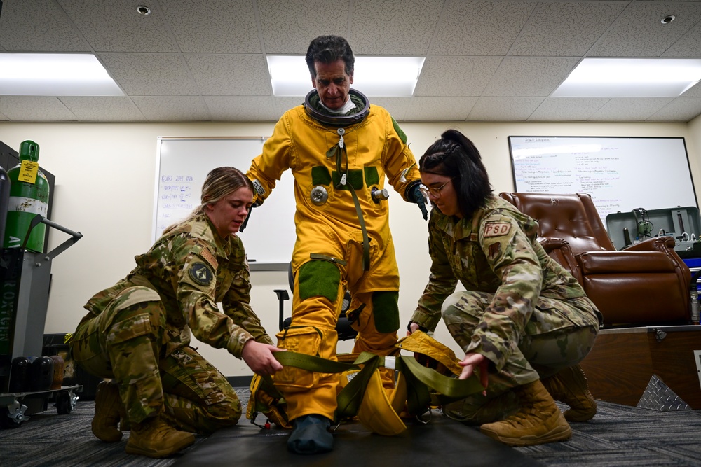 Dean Kamen visits Beale AFB