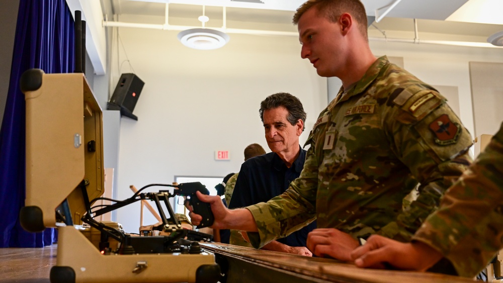 Dean Kamen visits Beale AFB