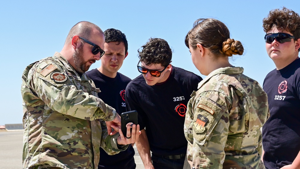 Dean Kamen visits Beale AFB