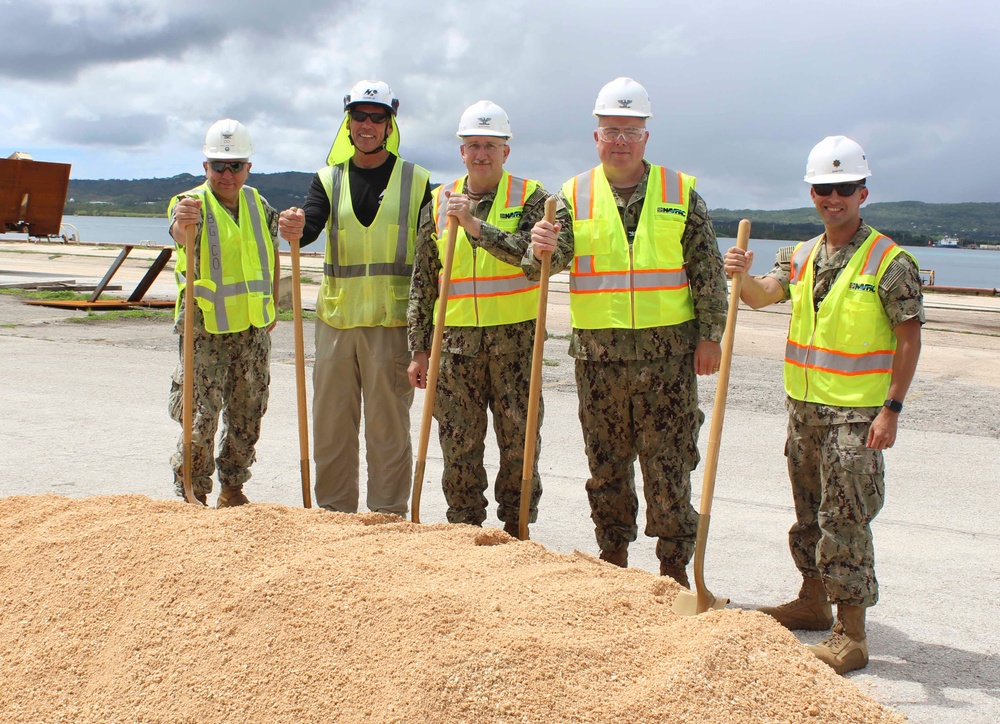 Leaders Break Ground on Mike-November Wharf Modernization at NBG