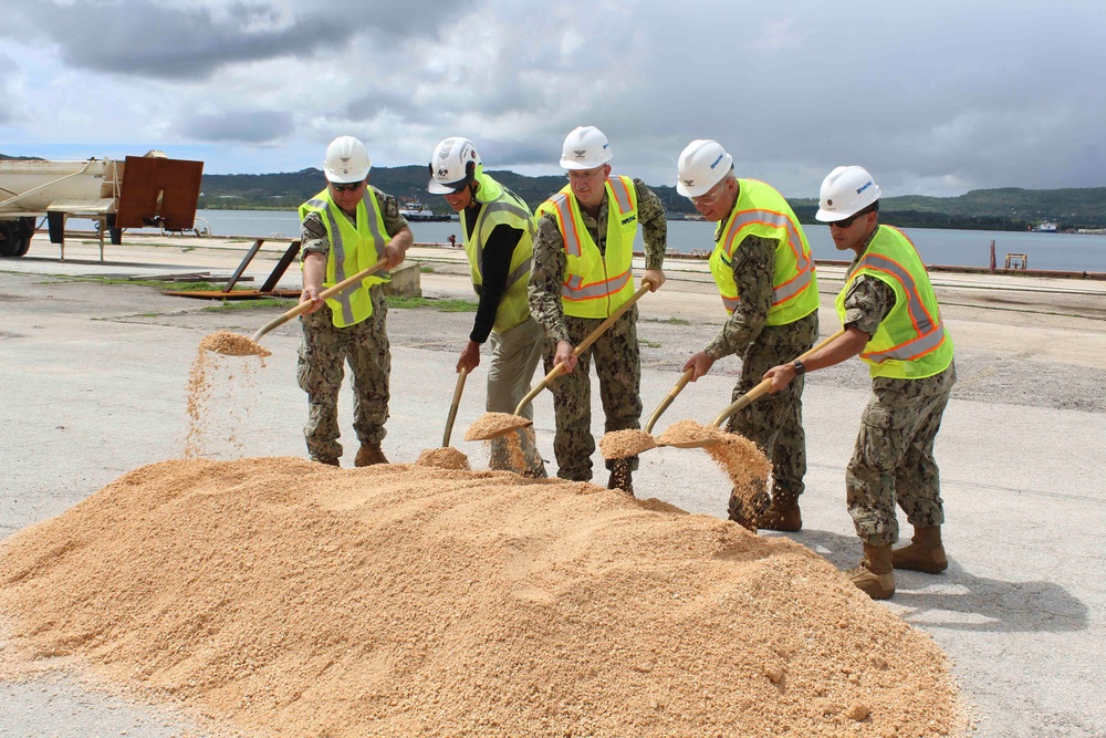 Leaders Break Ground on Mike-November Wharf Modernization at NBG