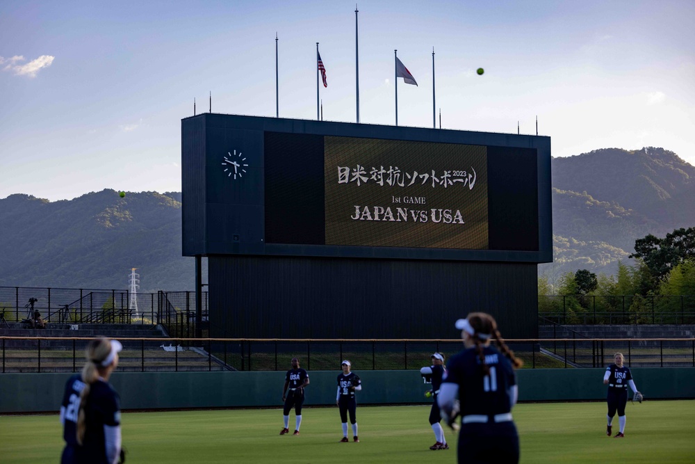 USA Women’s National Softball Team Participates in International Softball Game