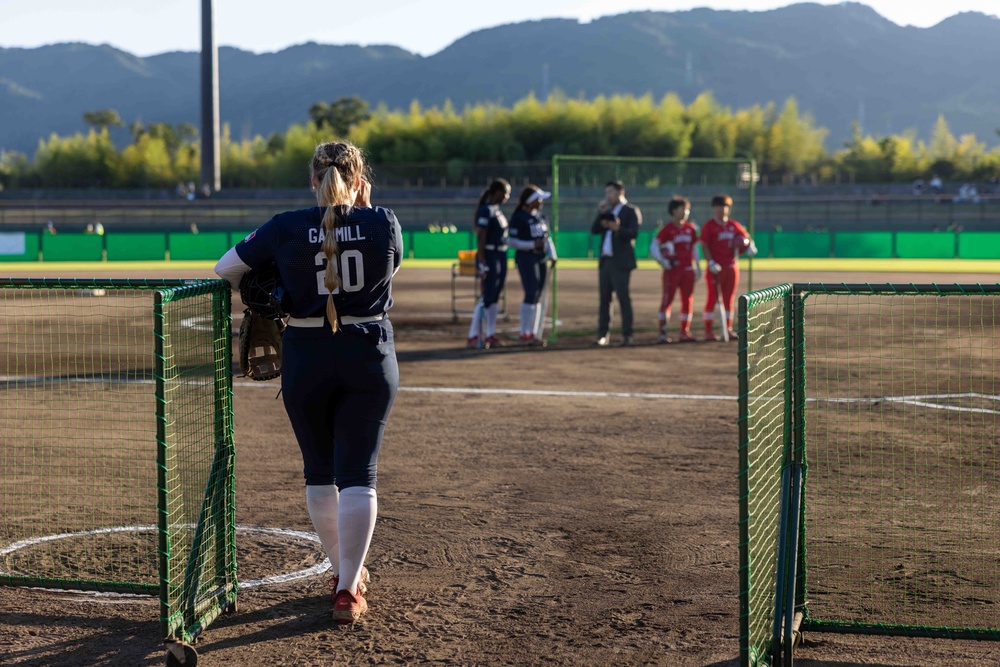 USA Women’s National Softball Team Participates in International Softball Game