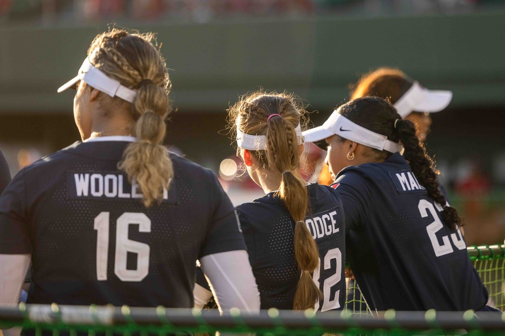 USA Women’s National Softball Team Participates in International Softball Game