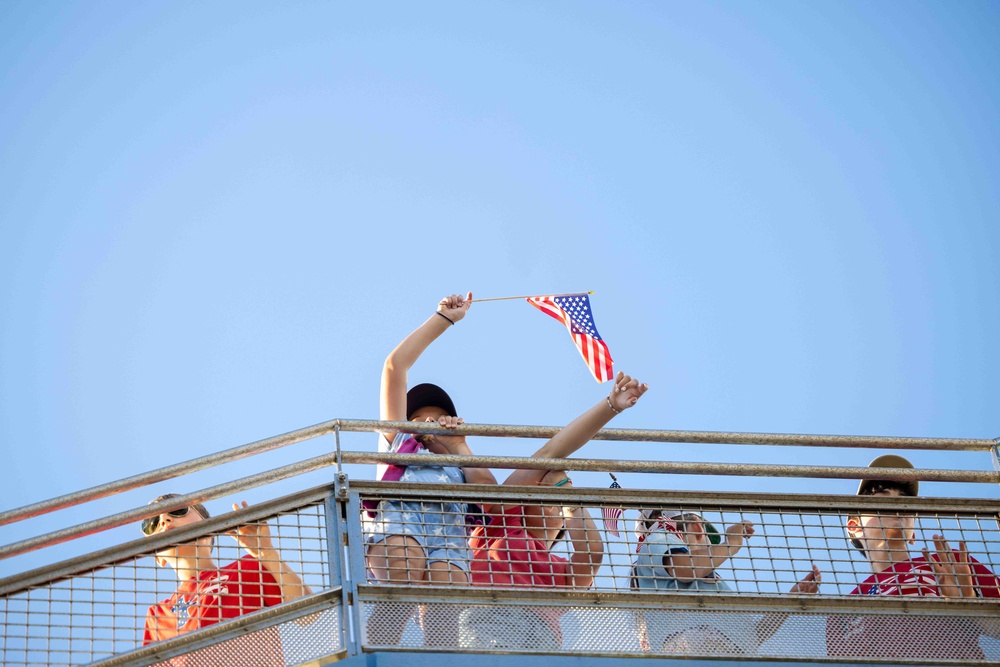 USA Women’s National Softball Team Participates in International Softball Game