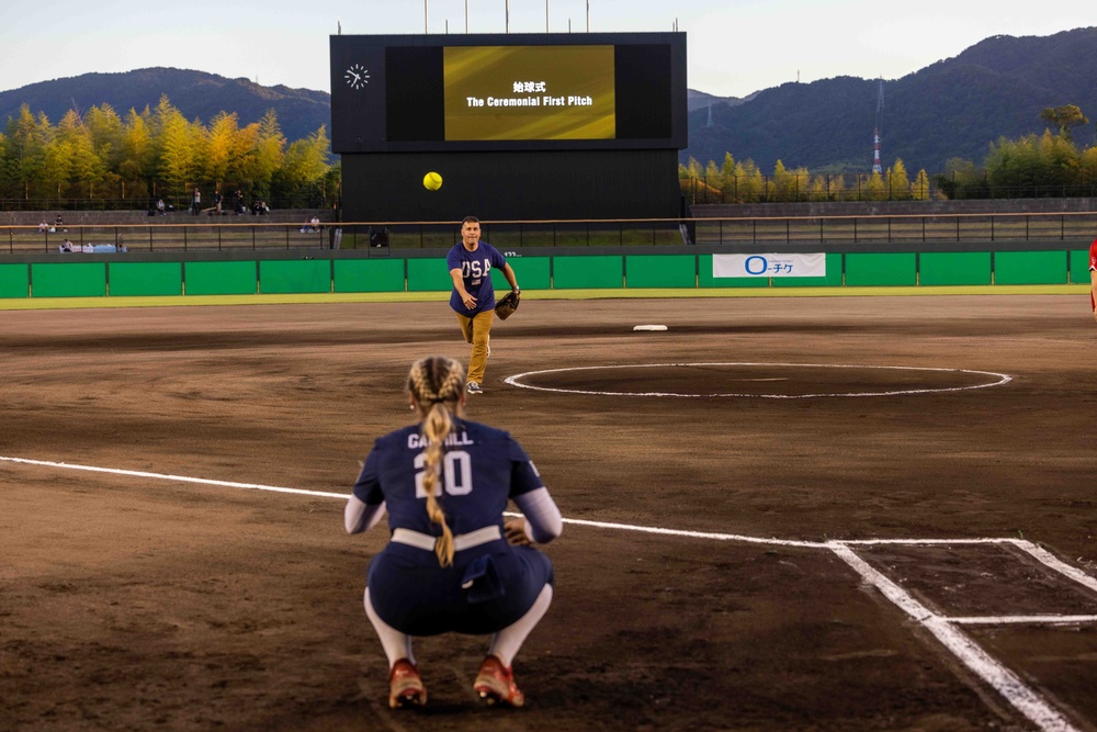 USA Women’s National Softball Team Participates in International Softball Game