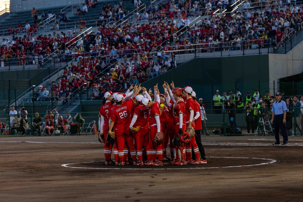 USA Women’s National Softball Team Participates in International Softball Game