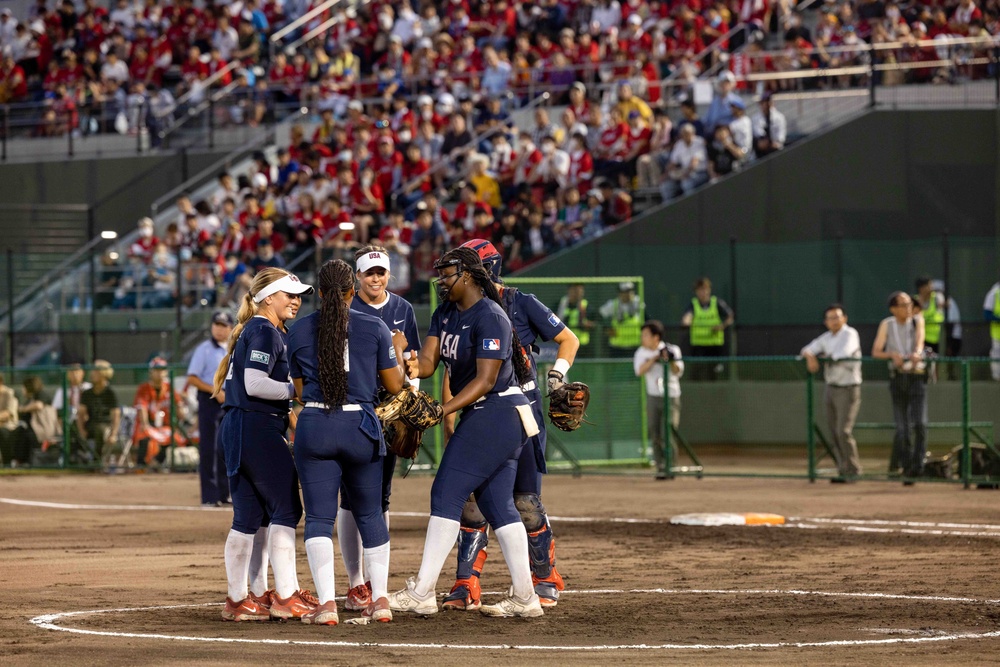 USA Women’s National Softball Team Participates in International Softball Game