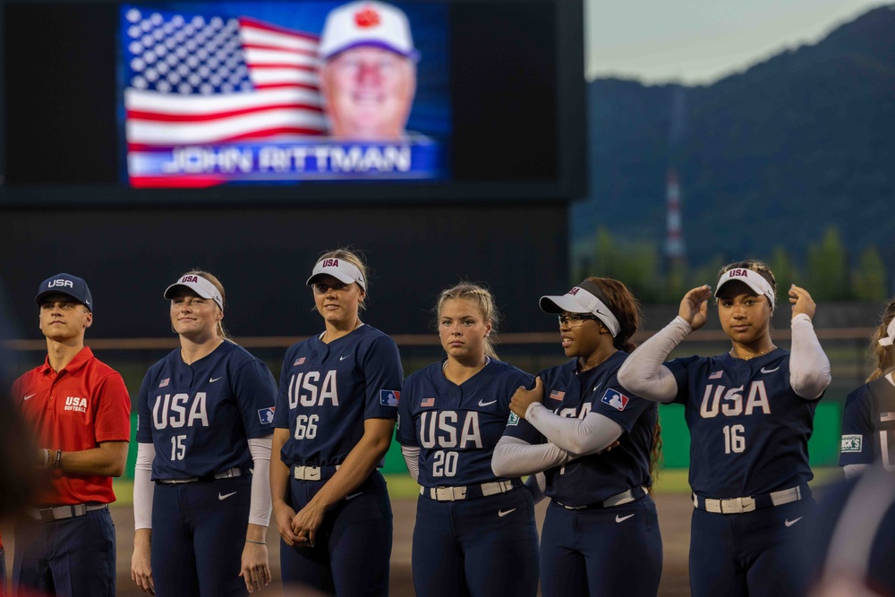 USA Women’s National Softball Team Participates in International Softball Game