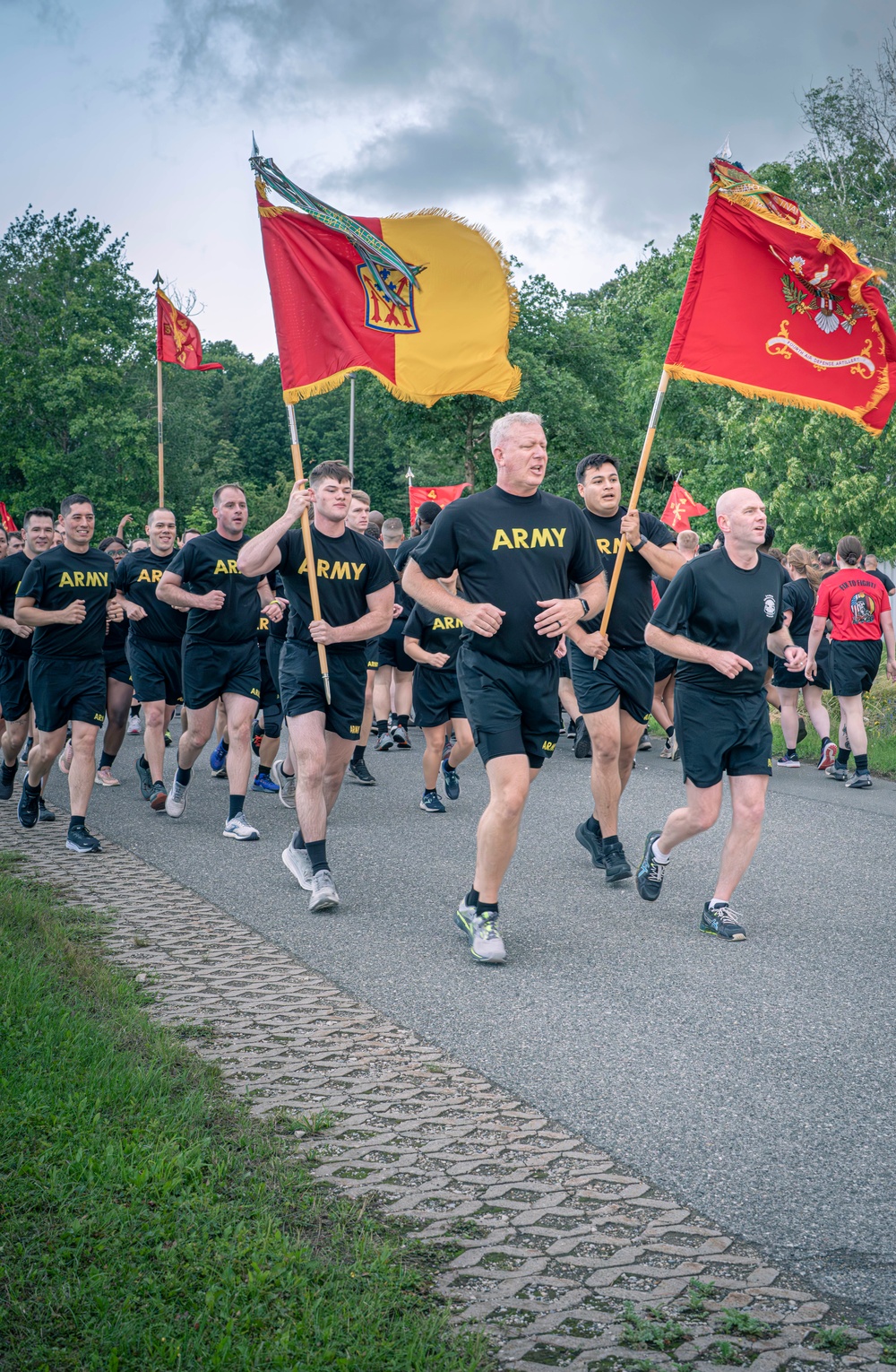 5th Battalion 4th Air Defense Artillery Regiment hosts a Battalion Run