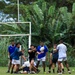 USS Jackson Sailors Scrimmage Against Nadi Police Rugby Team during Pacific Partnership 2023