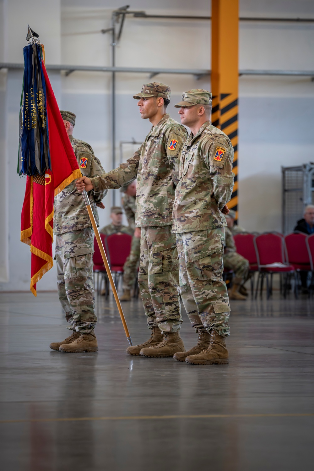 5th Battalion 4th Air Defense Artillery patching ceremony