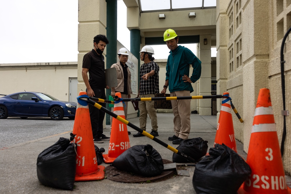 Damage Assessments at Camp Foster Commissary | Typhoon Khanun