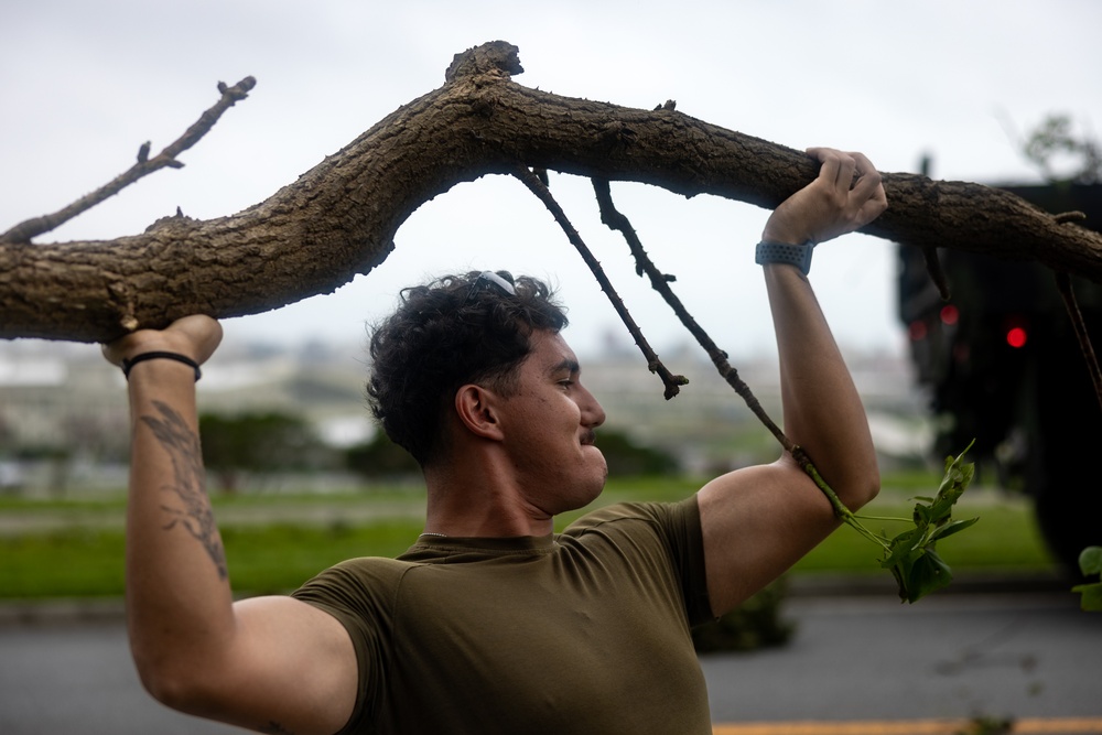 Camp Foster Clean Up | Typhoon Khanun