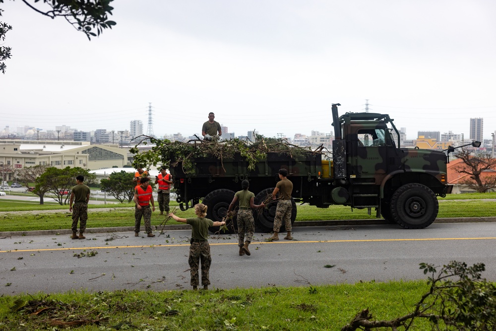 Camp Foster Clean Up | Typhoon Khanun