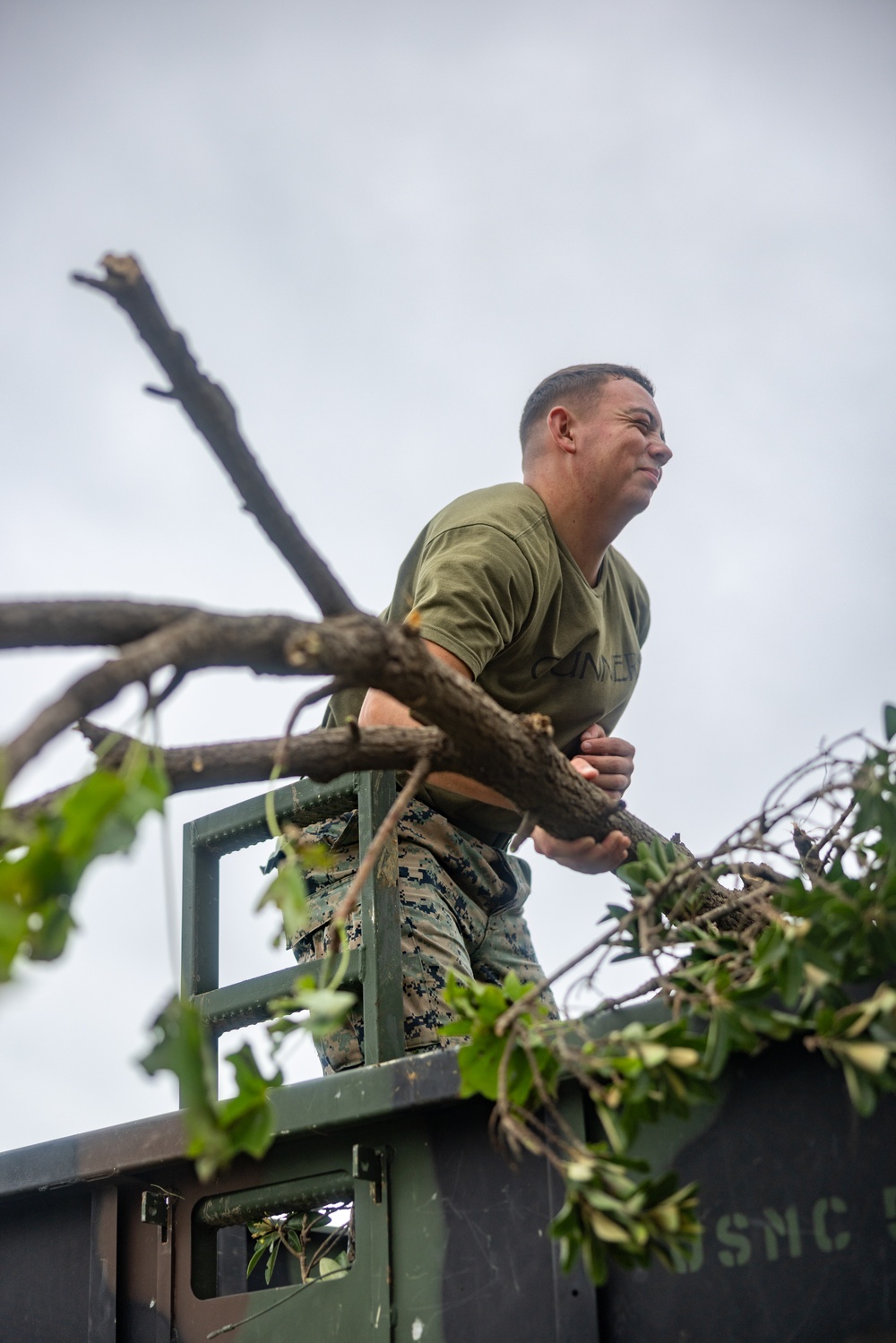 Camp Foster Clean Up | Typhoon Khanun