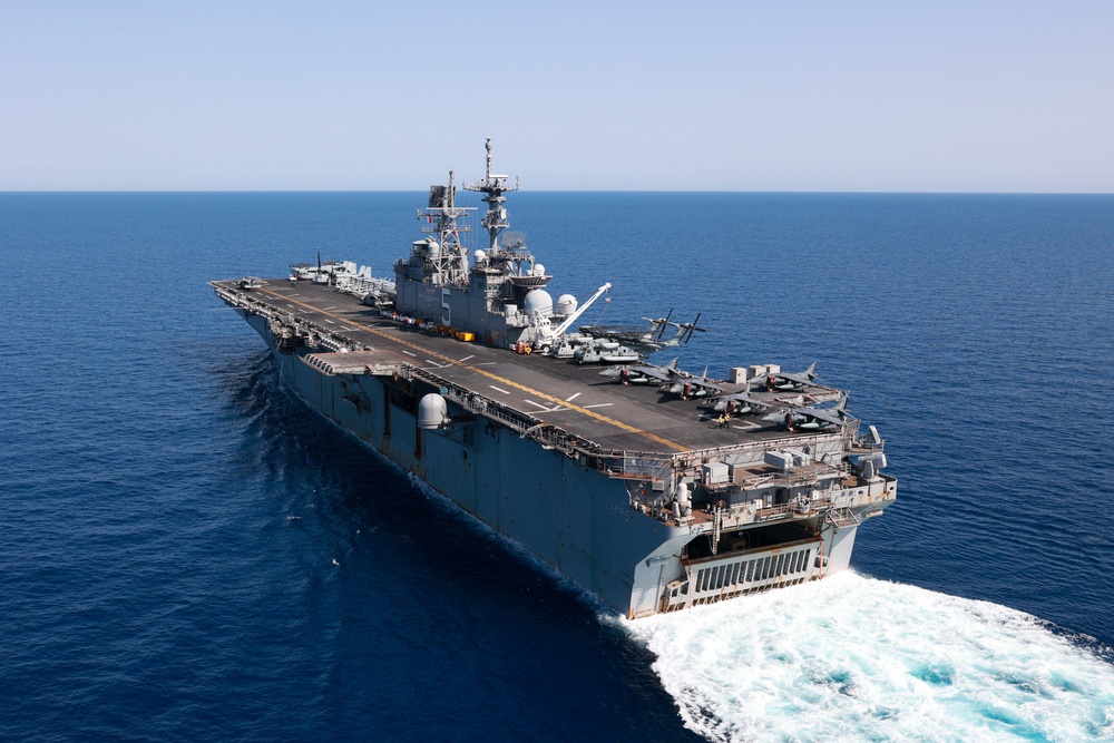 USS Bataan Transits Red Sea