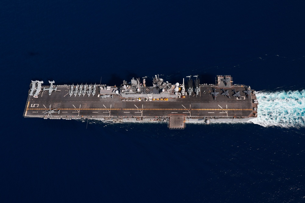 USS Bataan Transits Red Sea