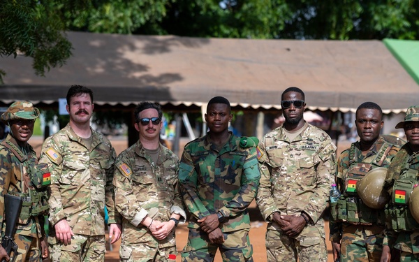 U.S. Army and Ghana Air Force conduct mass medical capabilities engagement in Ghana village