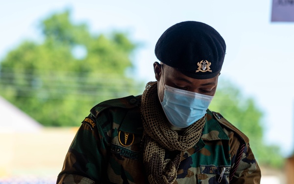 U.S. Army and Ghana Air Force conduct mass medical capabilities engagement in Ghana village