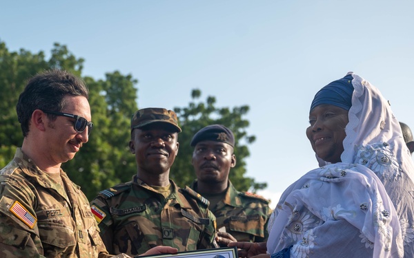 U.S. Army and Ghana Air Force conduct mass medical capabilities engagement in Ghana village