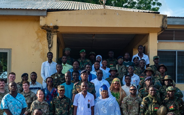 U.S. Army and Ghana Air Force conduct mass medical capabilities engagement in Ghana village