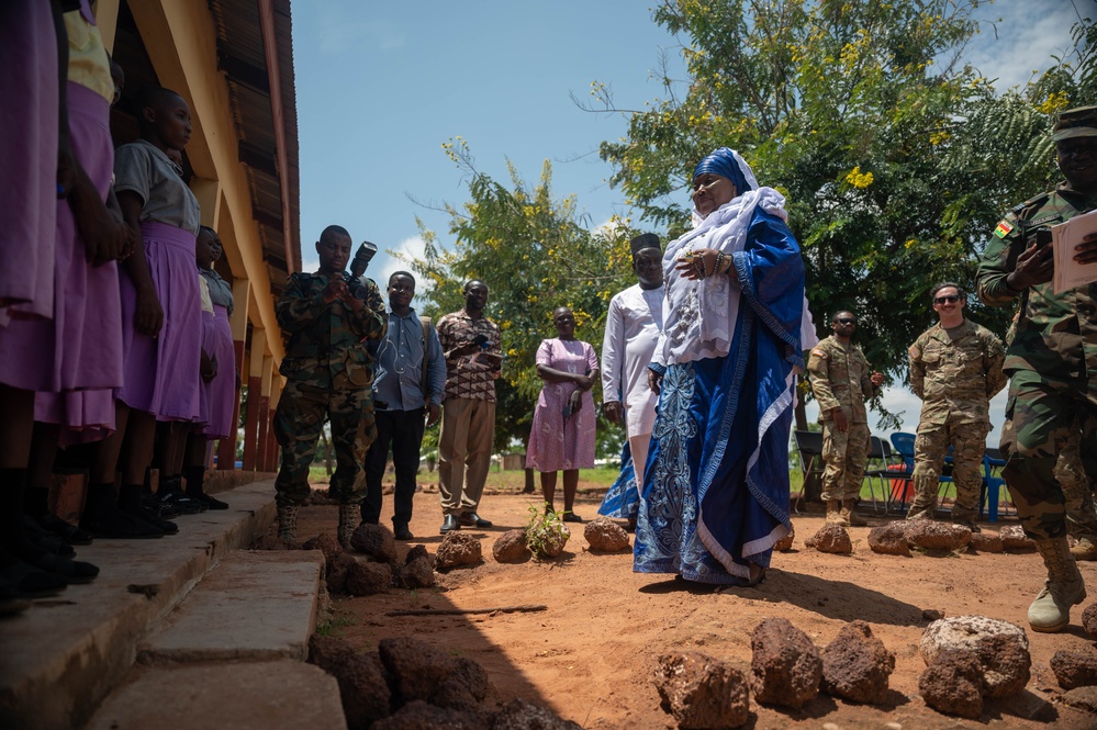 U.S. Army and Ghana Air Force conduct mass medical capabilities engagement in Ghana village