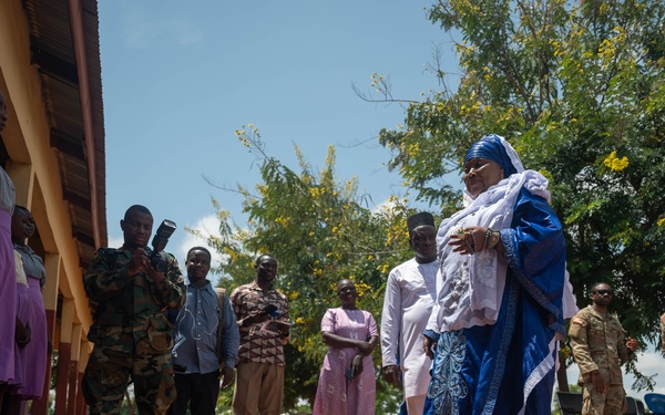 U.S. Army and Ghana Air Force conduct mass medical capabilities engagement in Ghana village
