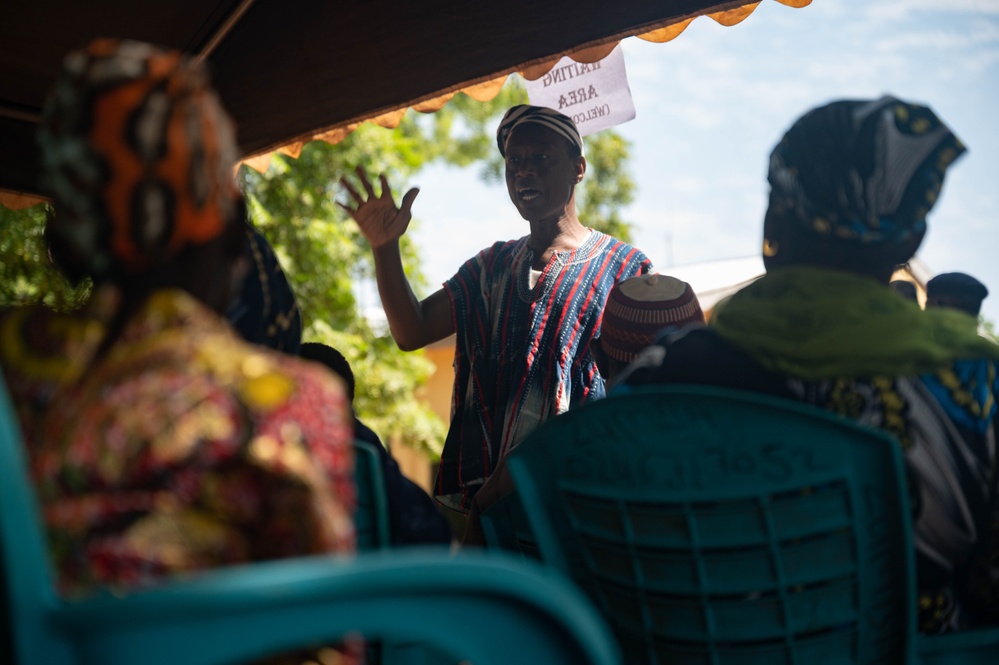 U.S. Army and Ghana Air Force conduct mass medical capabilities engagement in Ghana village