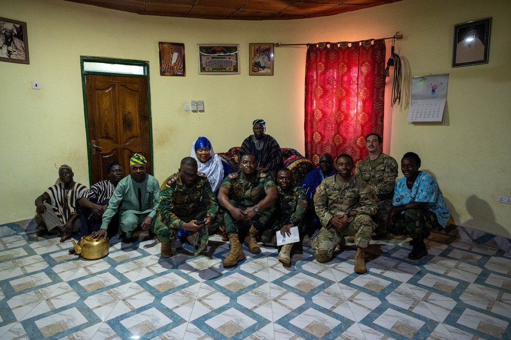 U.S. Army and Ghana Air Force conduct mass medical capabilities exercise in Ghana village