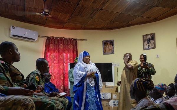 U.S. Army and Ghana Air Force conduct mass medical capabilities exercise in Ghana village