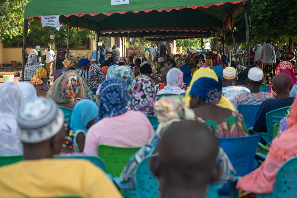 U.S. Army and Ghana Air Force conduct mass medical capabilities exercise in Ghana village