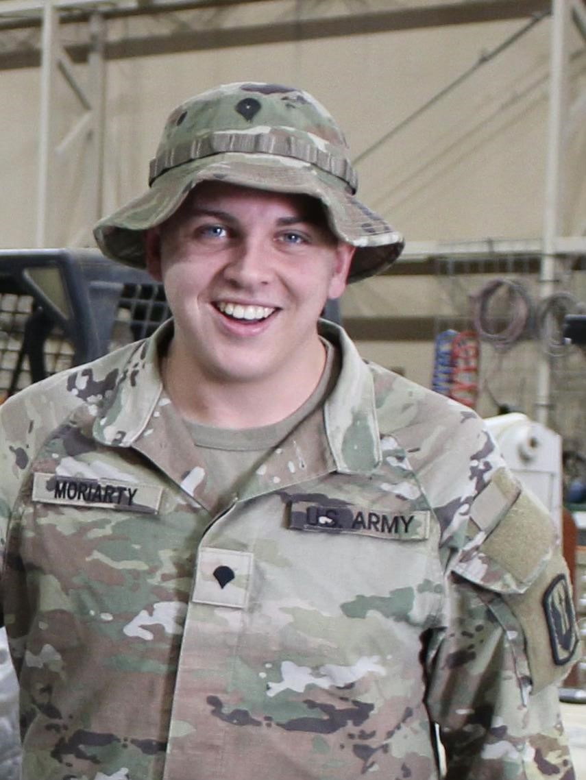 Soldier Spotlight: Spc. Devon Moriarty
