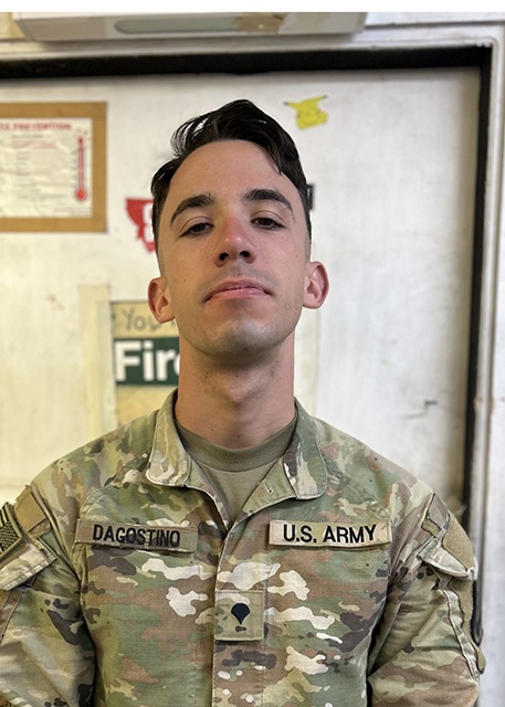 Soldier Spotlight: Spc. Francesco Dagostino