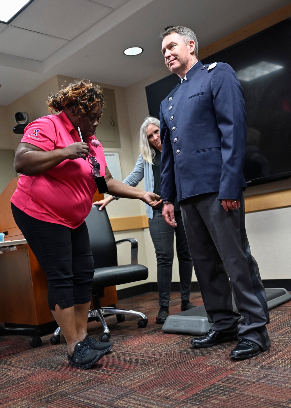 USSF uniform fitting