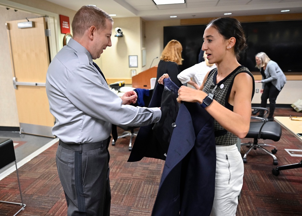 USSF uniform fitting