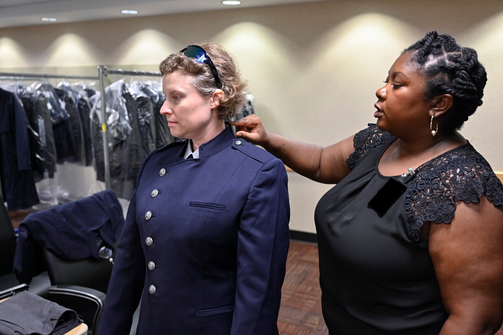 USSF uniform fitting