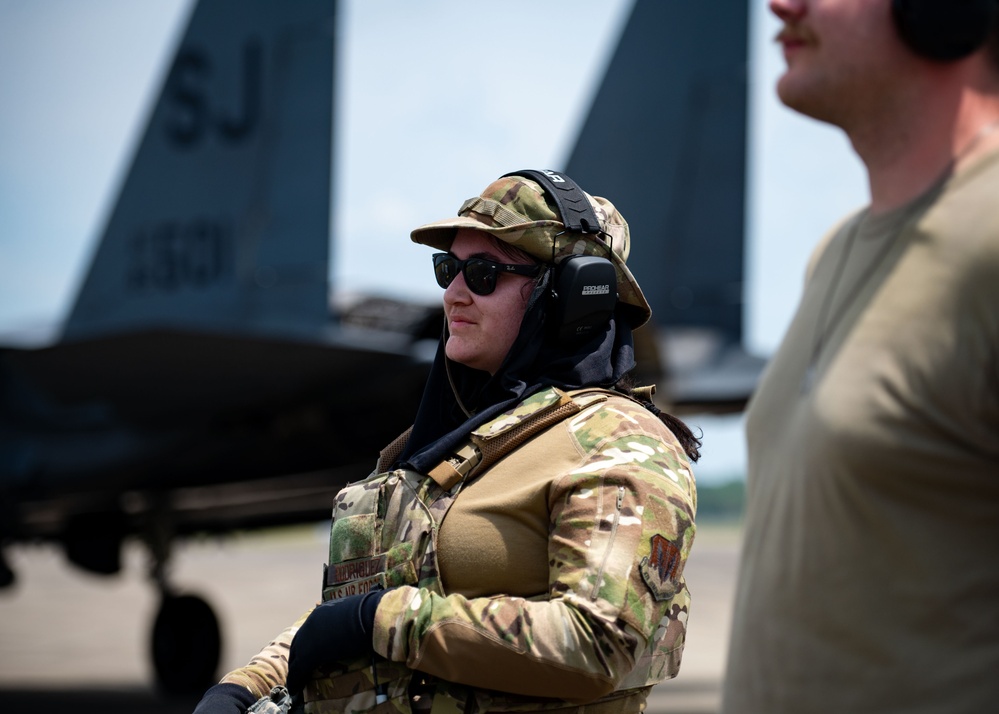 Shaw hosts Seymour-Johnson Airmen for Exercise Razor Talon 23-1
