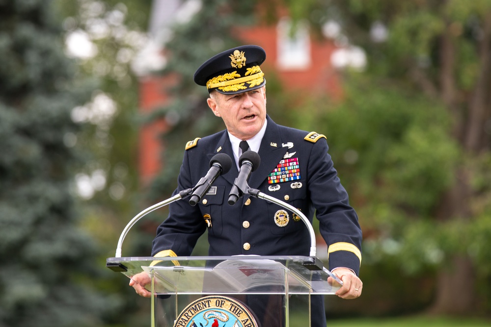 Change of Command for Gen. James C. McConville, the 40th Chief of Staff of the Army, and the Change of Responsibility for the 16th Sergeant Major of the Army, Michael A. Grinston