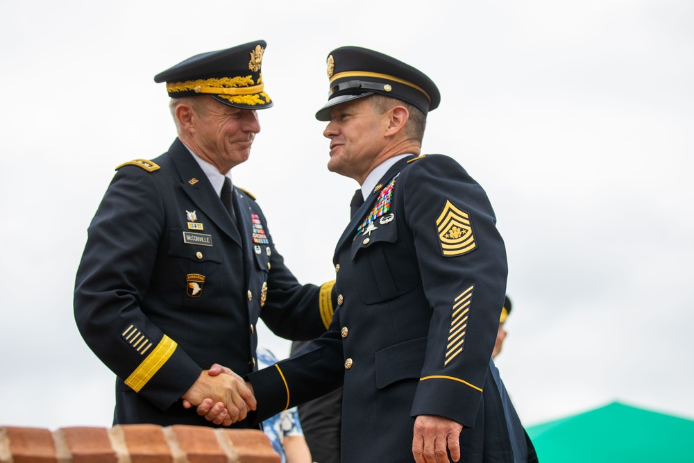 Change of Command for Gen. James C. McConville, the 40th Chief of Staff of the Army, and the Change of Responsibility for the 16th Sergeant Major of the Army, Michael A. Grinston