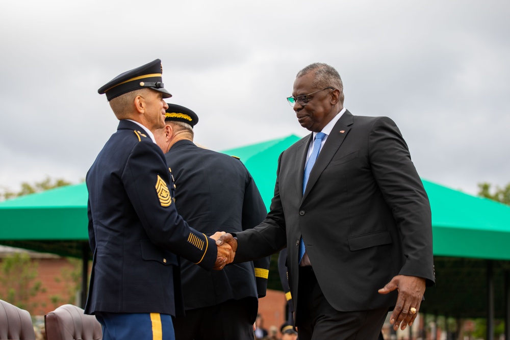 Change of Command for Gen. James C. McConville, the 40th Chief of Staff of the Army, and the Change of Responsibility for the 16th Sergeant Major of the Army, Michael A. Grinston