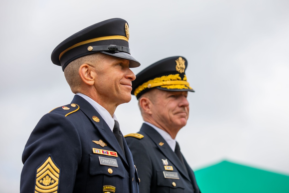 Change of Command for Gen. James C. McConville, the 40th Chief of Staff of the Army, and the Change of Responsibility for the 16th Sergeant Major of the Army, Michael A. Grinston